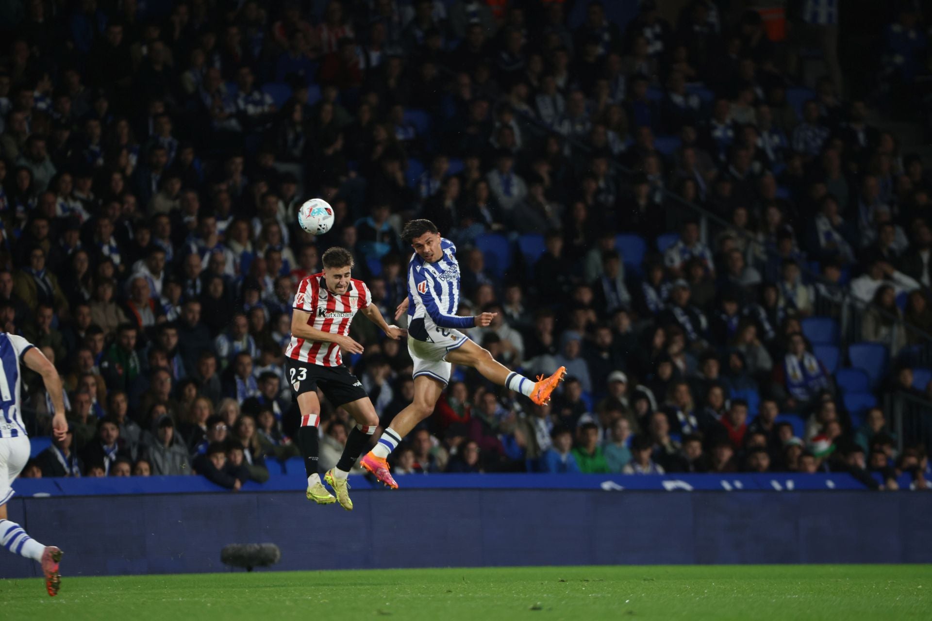 Las mejores imágenes del derbi de Anoeta