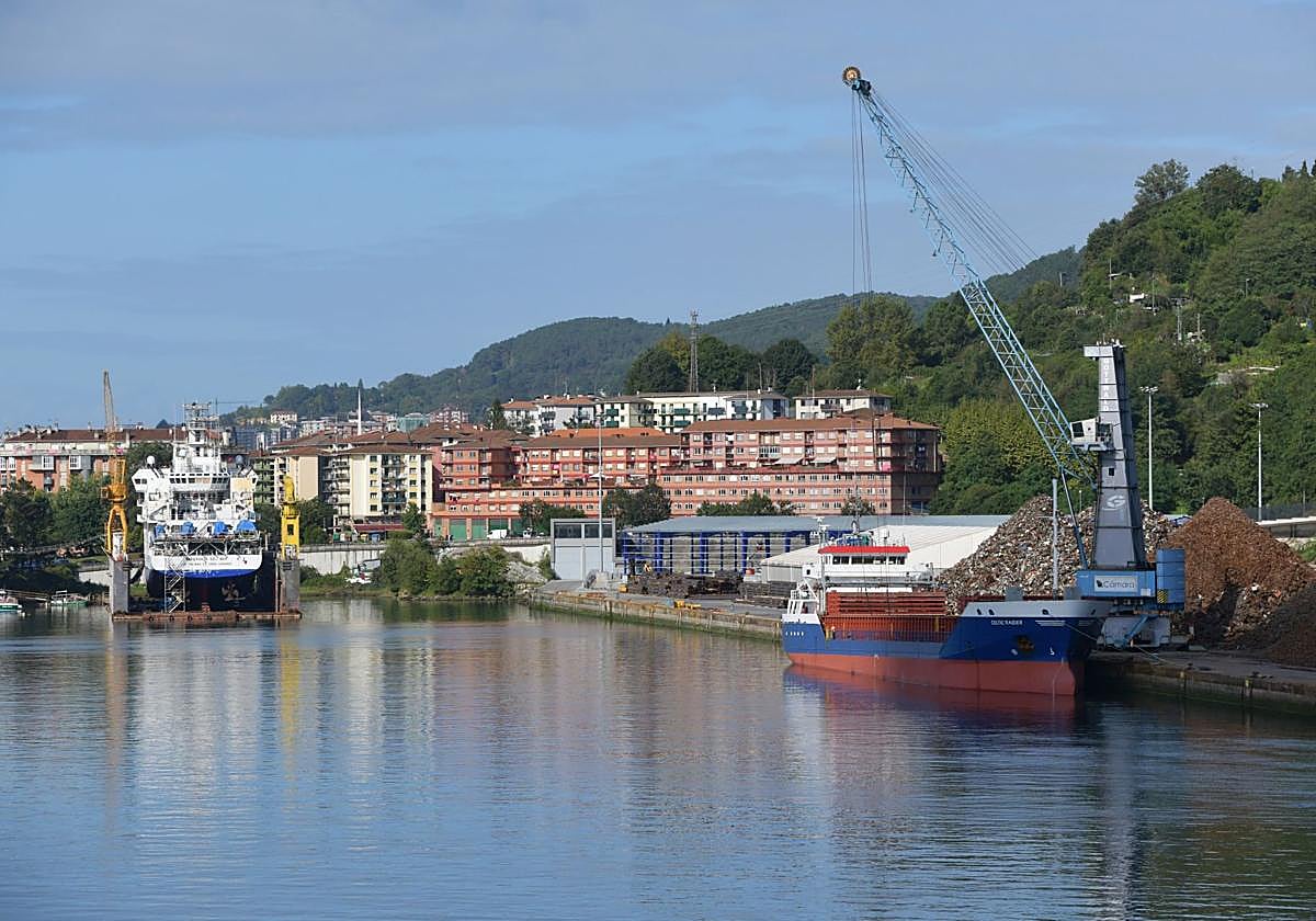 Vista general del Puerto de Pasaia.