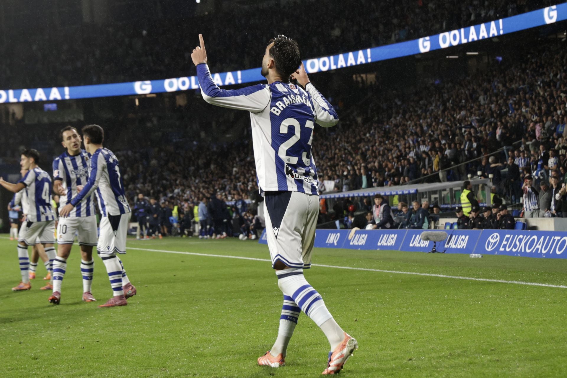 Las mejores imágenes del derbi de Anoeta