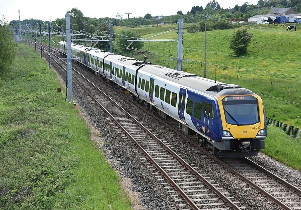 Modelo de tren de CAF que opera en Reino Unido.
