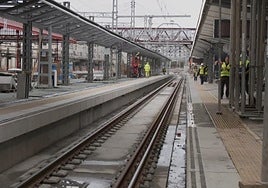 Este viernes se pondrá en marcha el segundo andén de la estación de Atotxa