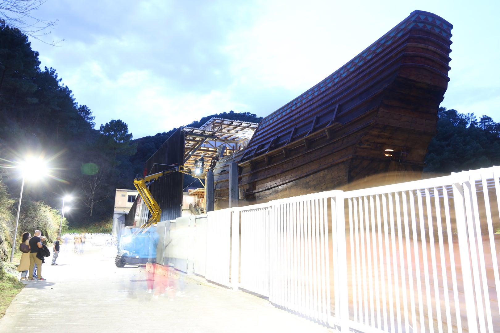 La nao San Juan se prepara para su botadura