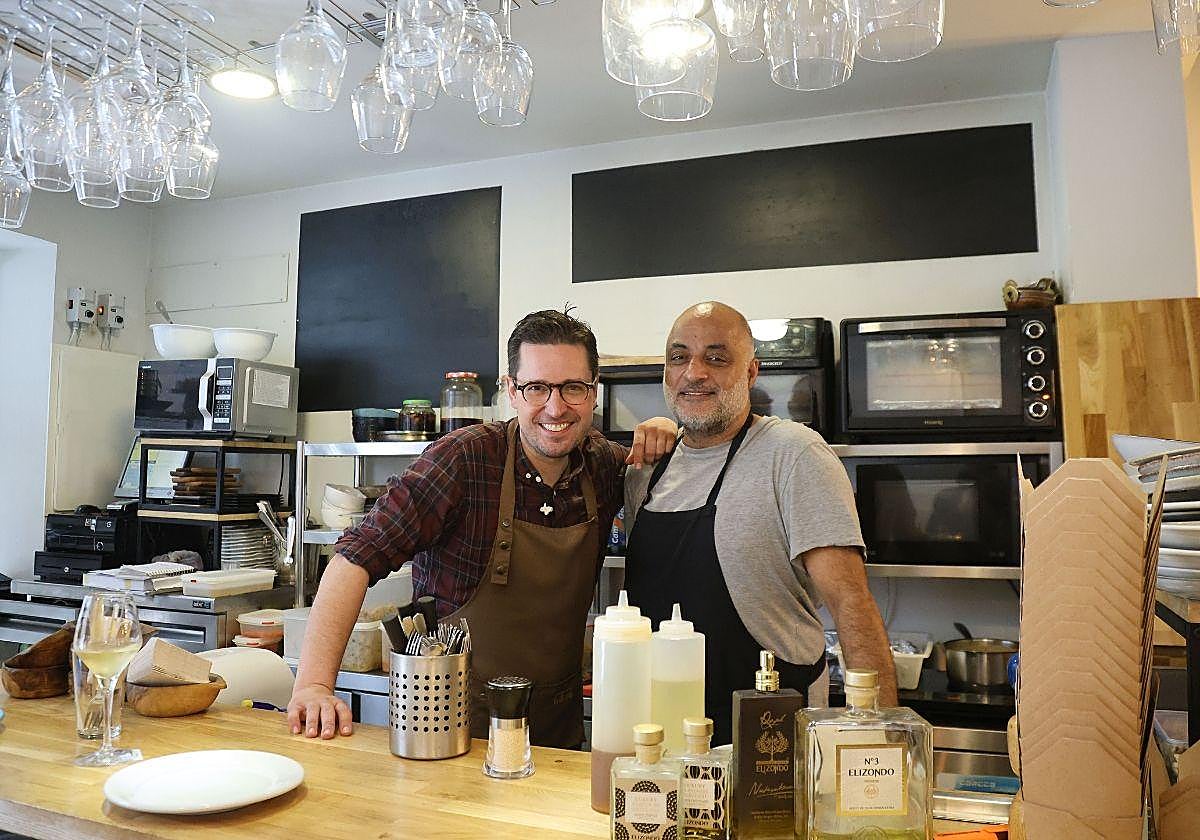 Alex Lévêque y Arif Butt, en Chutney Gastrobar