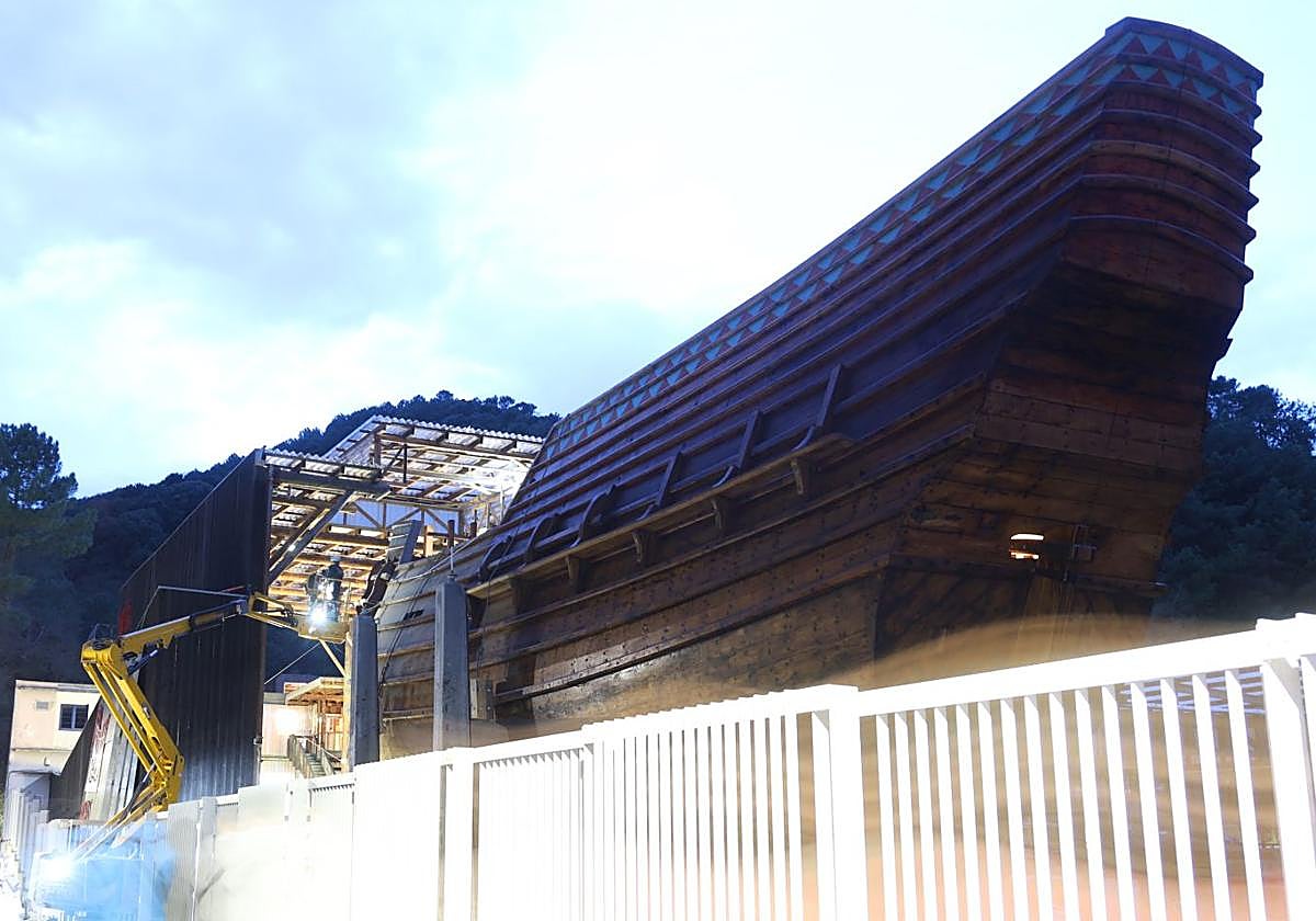 La nao San Juan ya asoma