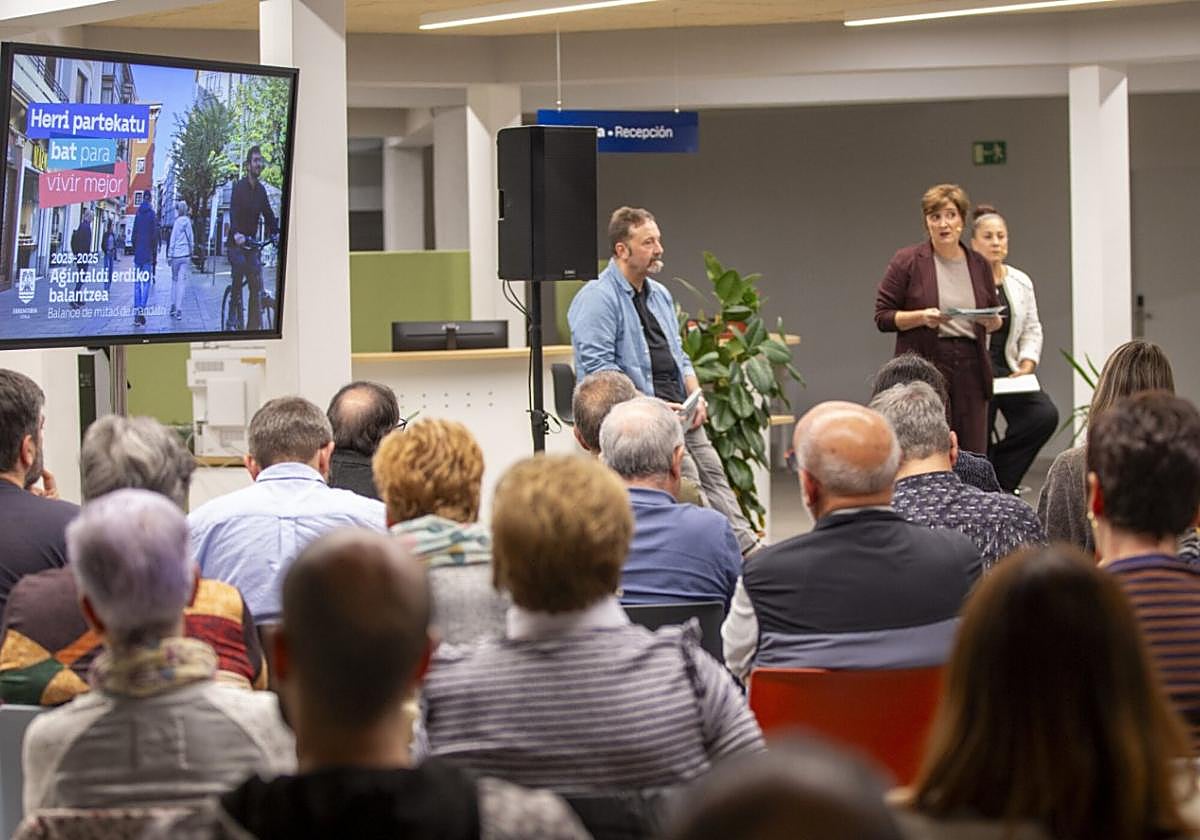 El equipo de gobierno en la valoración de los dos años de legislatura.