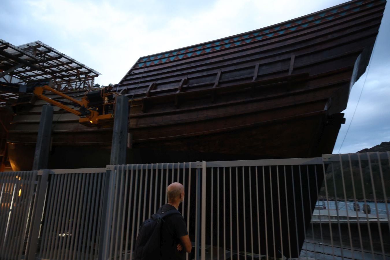 La nao San Juan se prepara para su botadura