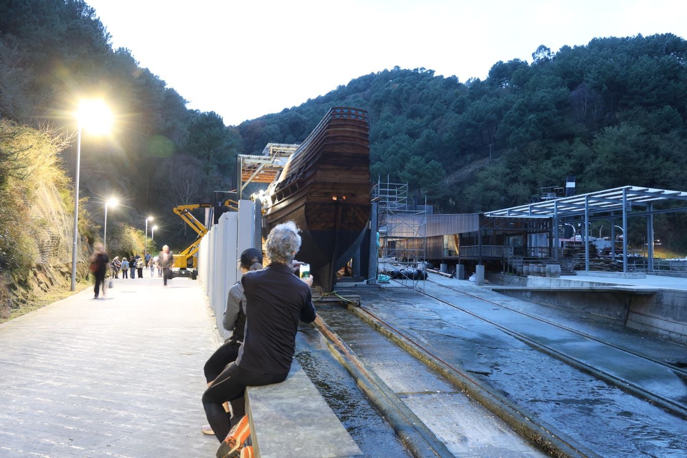 La nao San Juan se prepara para su botadura