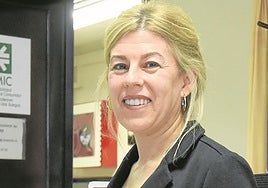 Ainhoa Orrantia, responsable de la Oficina del Consumidor, en Lehiberri.