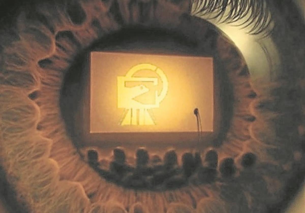 Un gran ojo ilustra la 16 edición.