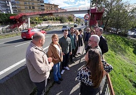 Miembros de EAJ-PNV en Andoain en su jornada GBB Ibiltaria.