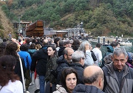 Máxima expectación ante la botadura de la nao San Juan