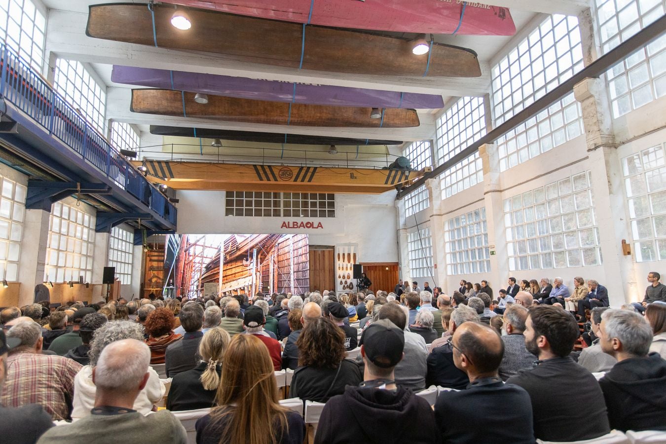 Amplia representación institucional en la botadura de la nao San Juan