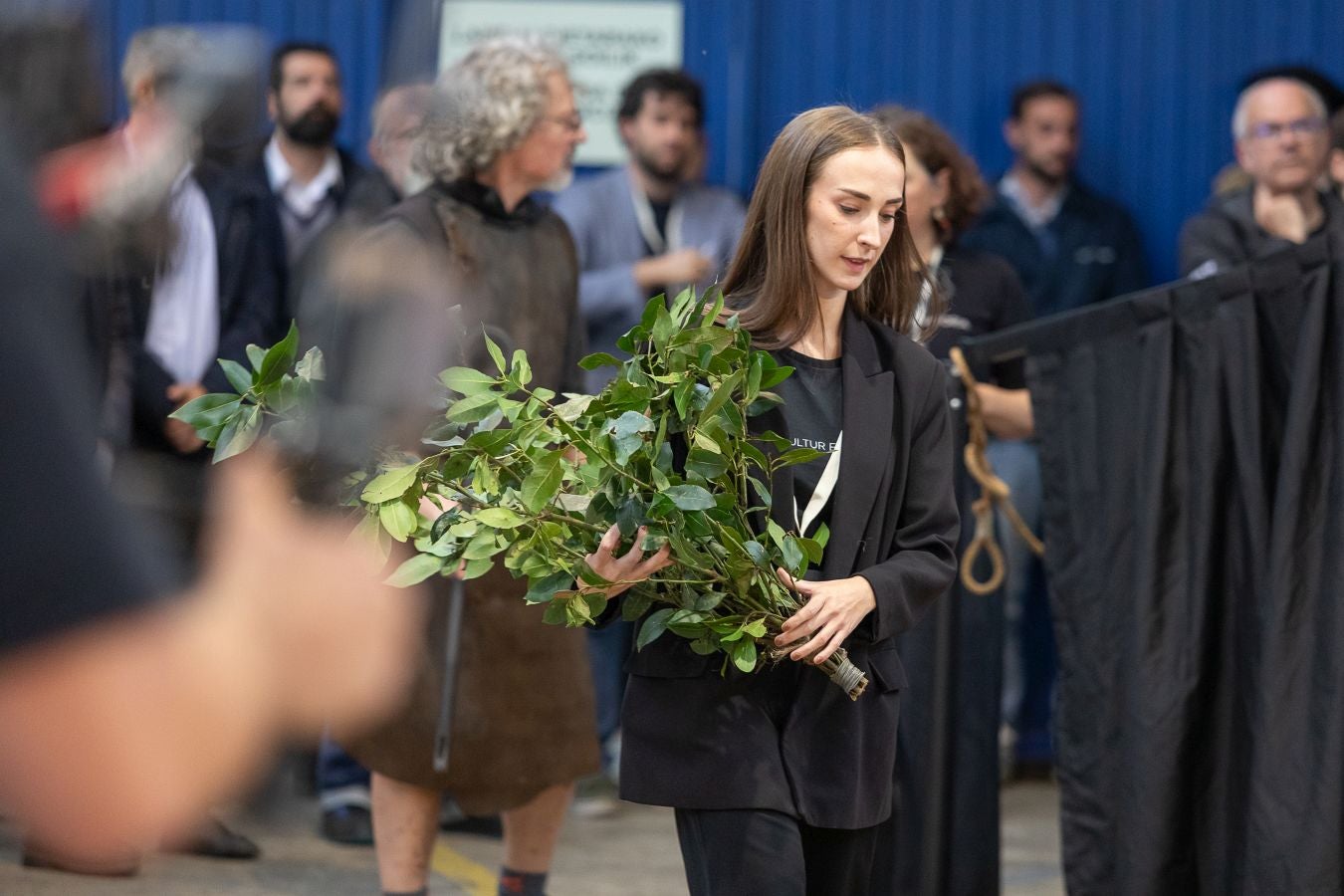 Amplia representación institucional en la botadura de la nao San Juan