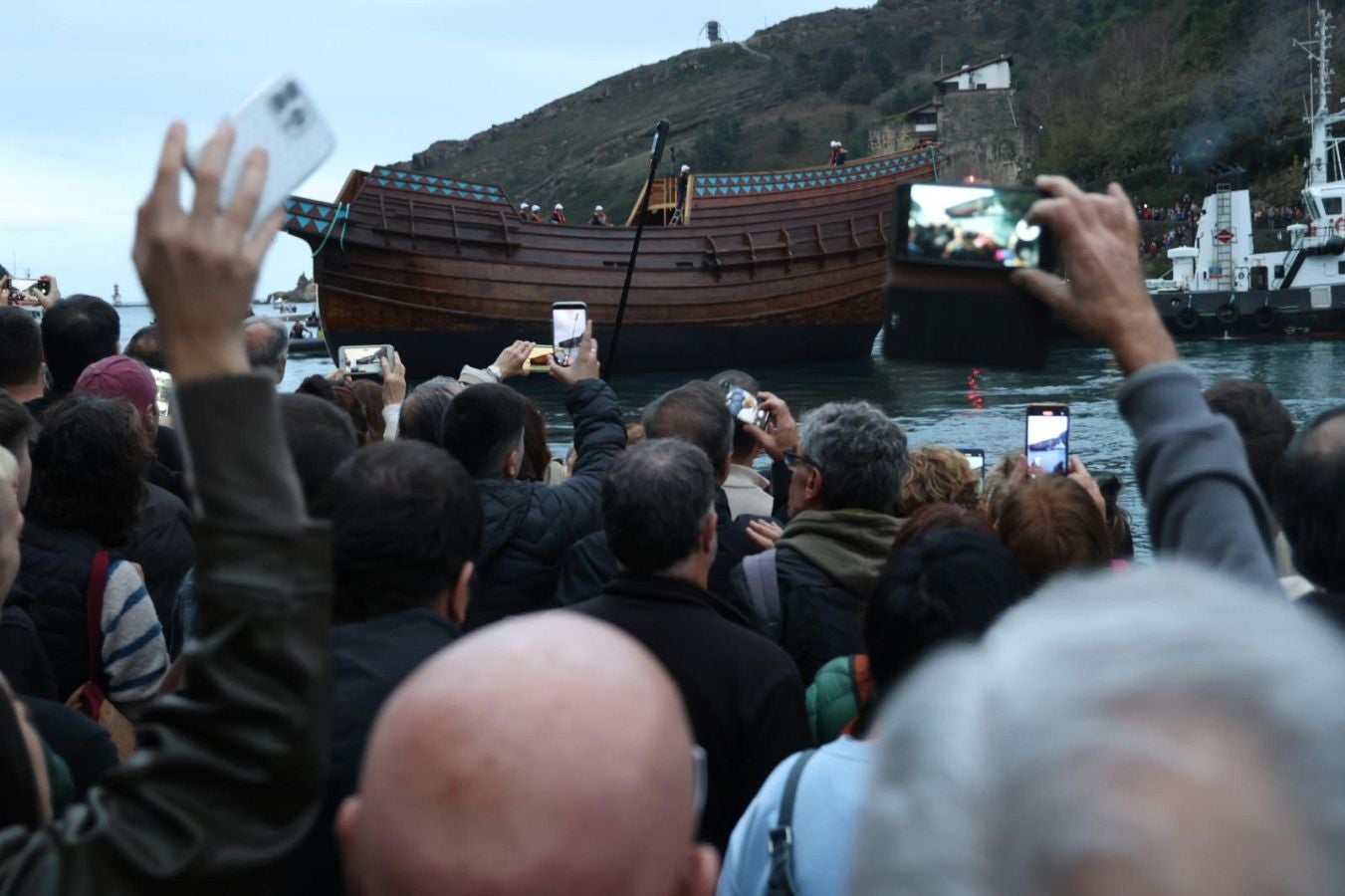La botadura de la nao San Juan, en imágenes