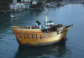 Revive la retransmisión íntegra de la botadura de la nao San Juan