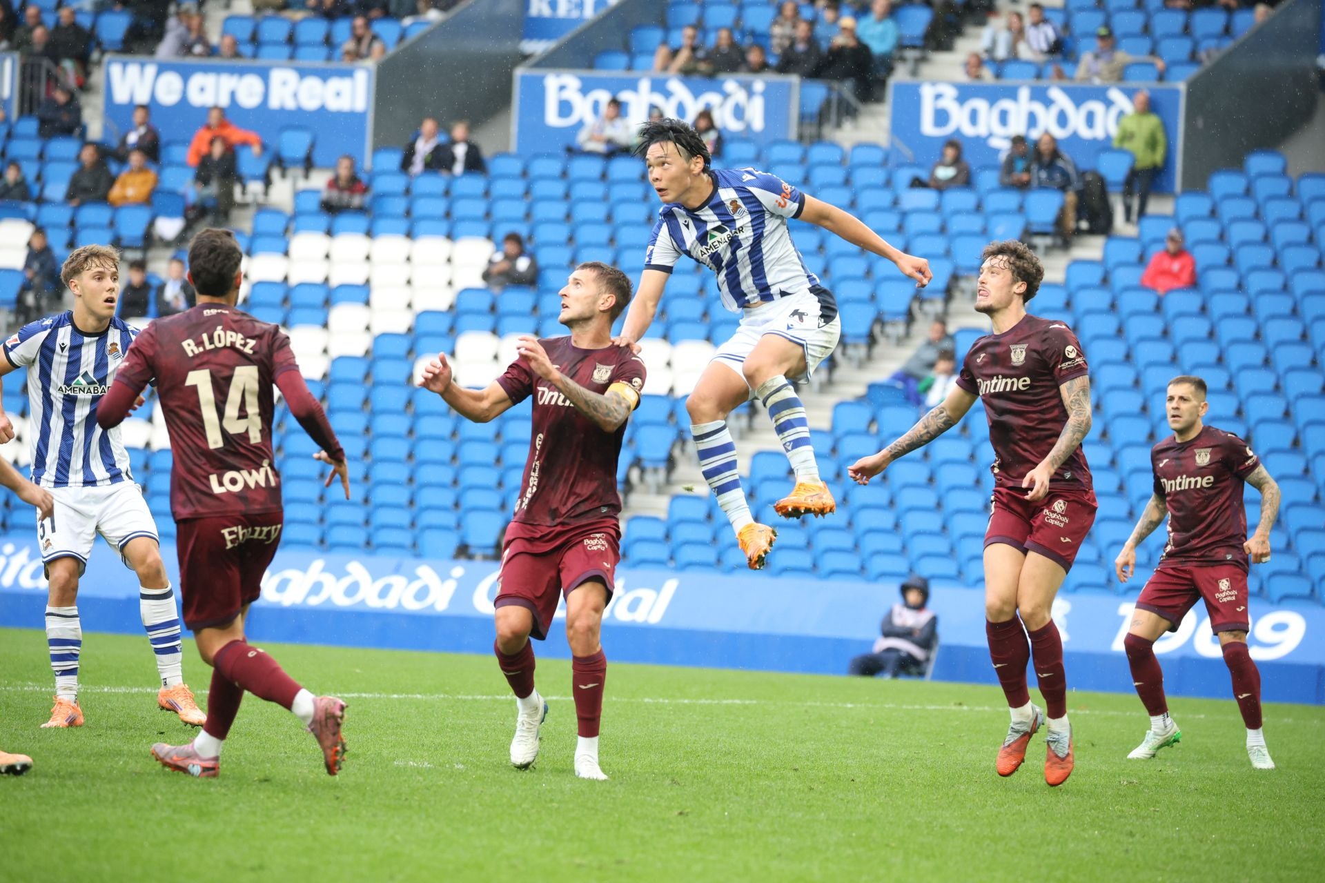 Dani Díaz llena de alegría Anoeta en el 98&#039; tras otra lección de competitivdad del Sanse
