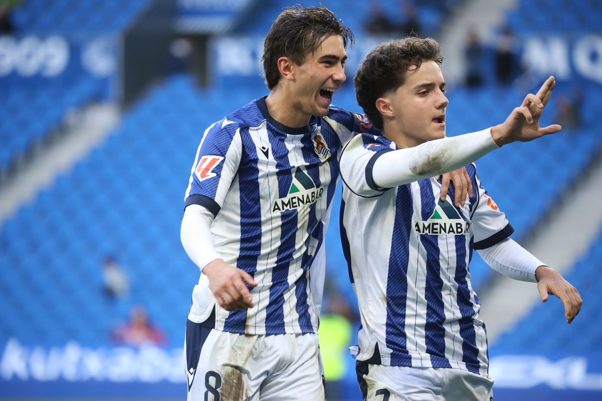 Dani Díaz llena de alegría Anoeta en el 98&#039; tras otra lección de competitivdad del Sanse