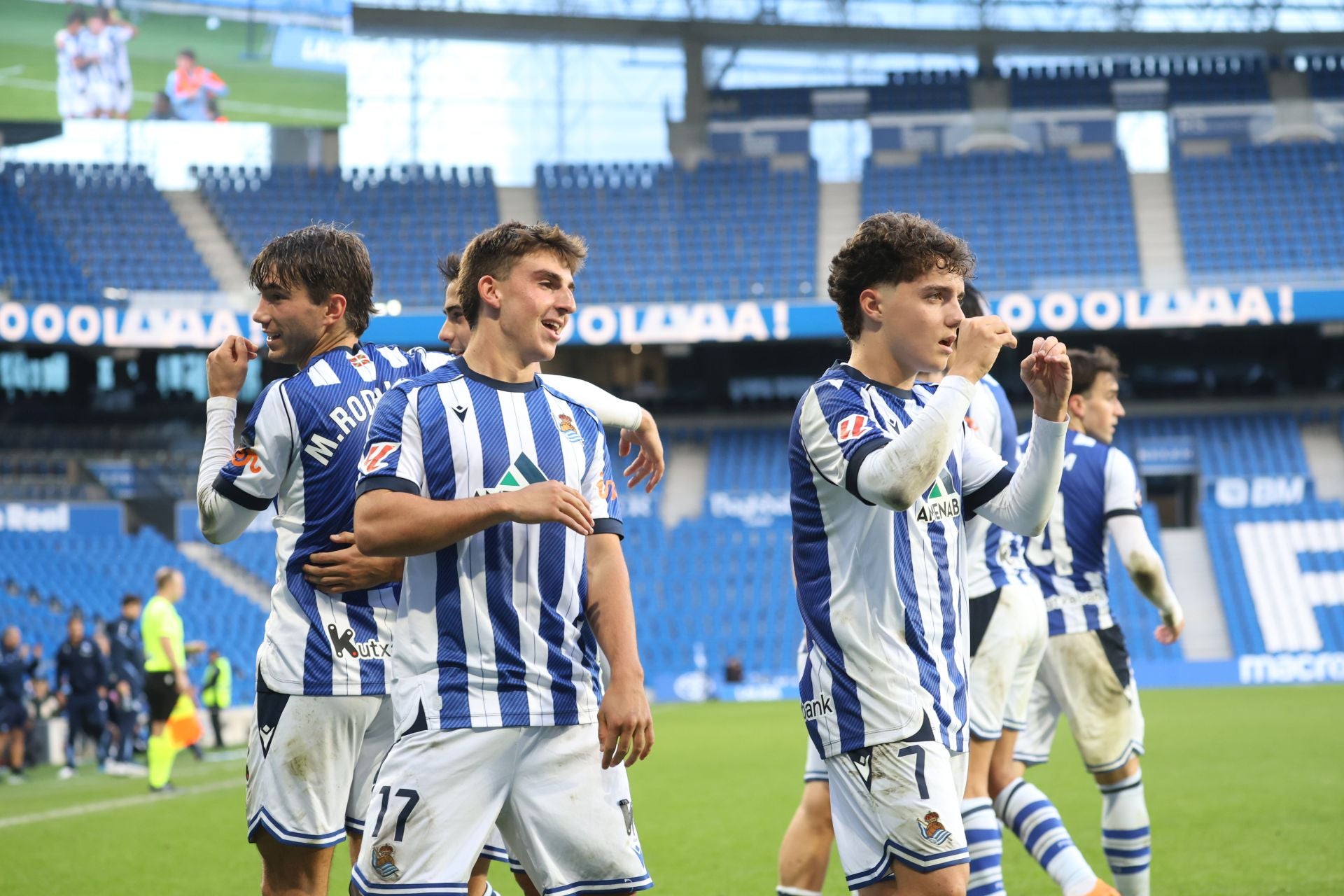 Dani Díaz llena de alegría Anoeta en el 98&#039; tras otra lección de competitivdad del Sanse