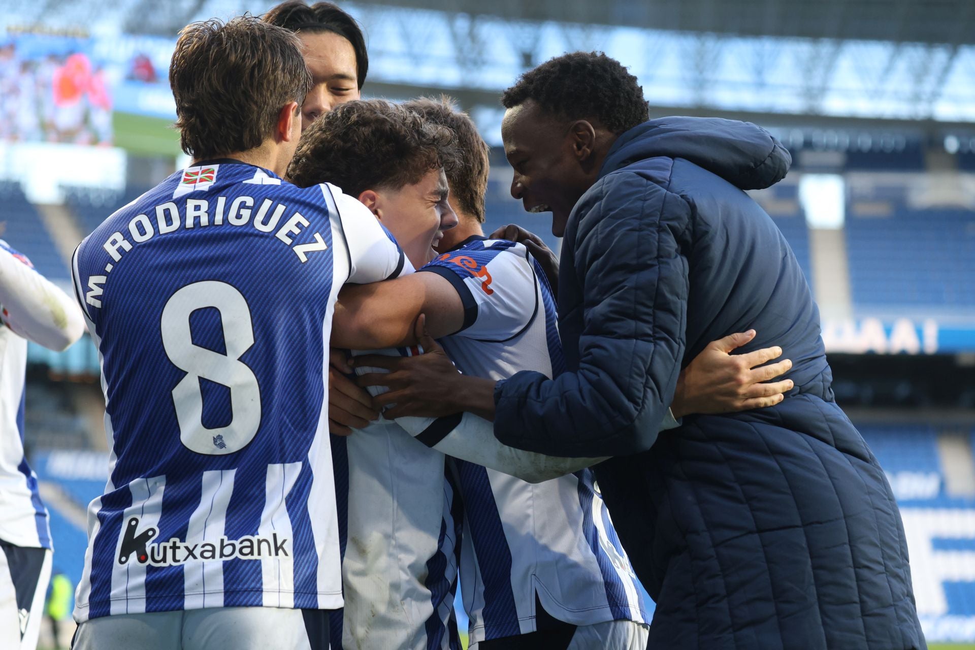 Dani Díaz llena de alegría Anoeta en el 98&#039; tras otra lección de competitivdad del Sanse
