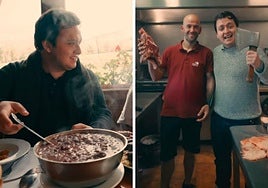 Calixto Serna descubre a sus millones de seguidores los mejores platos del interior de Gipuzkoa: «Qué gran tierra»