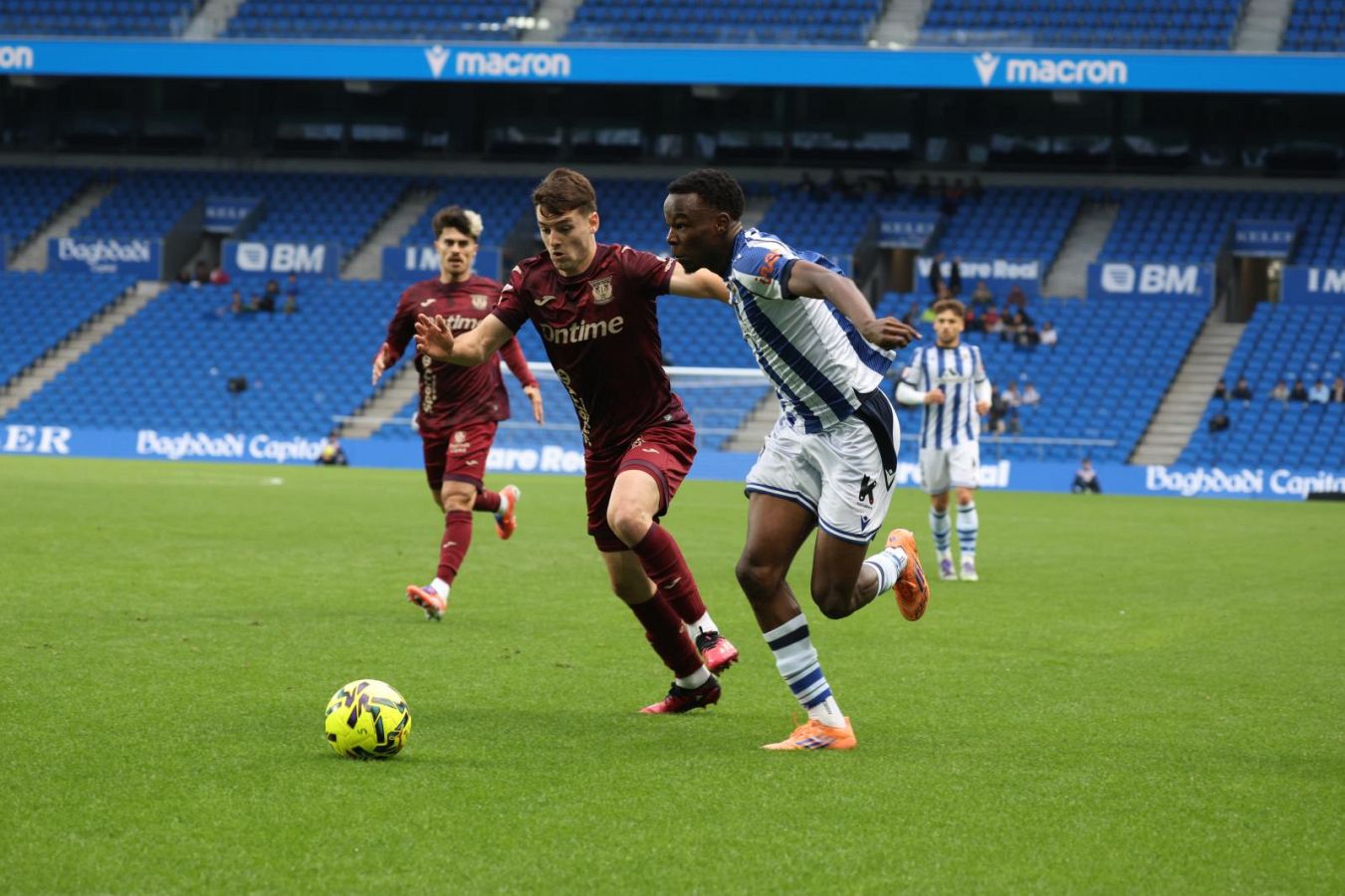 Dani Díaz llena de alegría Anoeta en el 98&#039; tras otra lección de competitivdad del Sanse