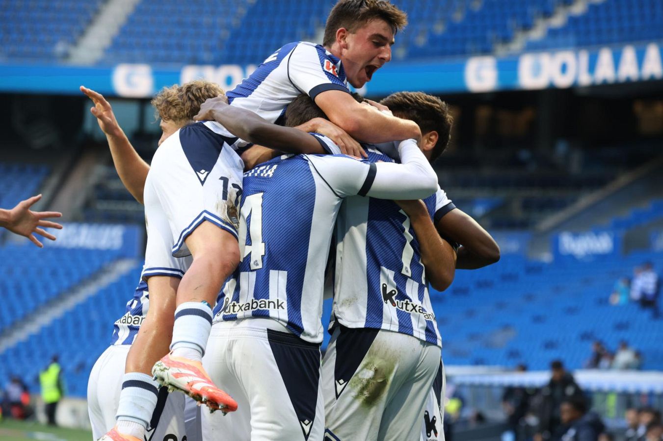 Dani Díaz llena de alegría Anoeta en el 98&#039; tras otra lección de competitivdad del Sanse