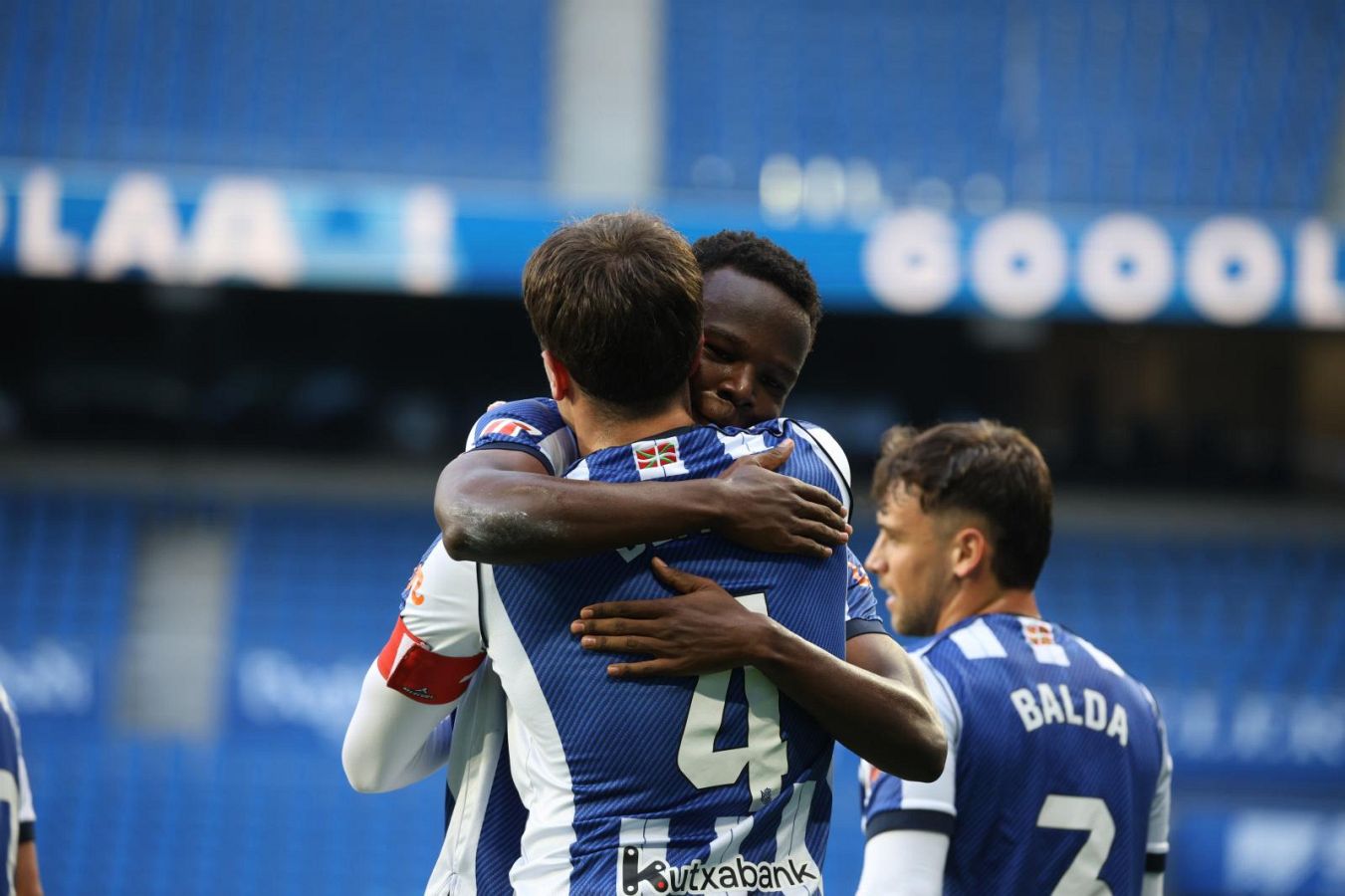 Dani Díaz llena de alegría Anoeta en el 98&#039; tras otra lección de competitivdad del Sanse