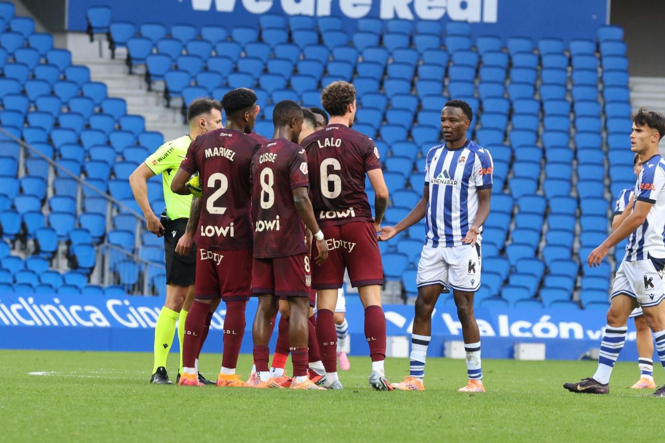 Dani Díaz llena de alegría Anoeta en el 98&#039; tras otra lección de competitivdad del Sanse
