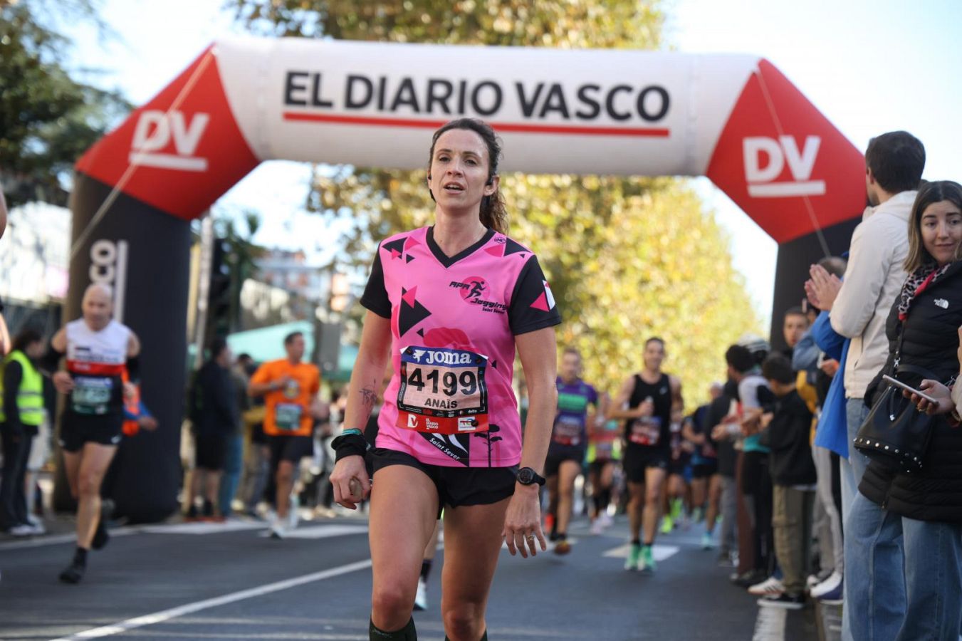 Las imágenes del Alto de Miracruz, punto clave en la Behobia - San Sebastián
