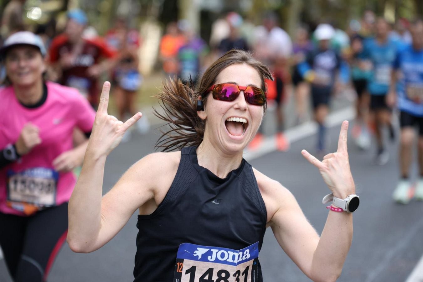 Las imágenes del Alto de Miracruz, punto clave en la Behobia - San Sebastián