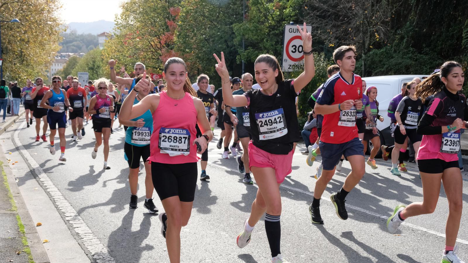 La Behobia - San Sebastián 2025 a su paso por Errenteria