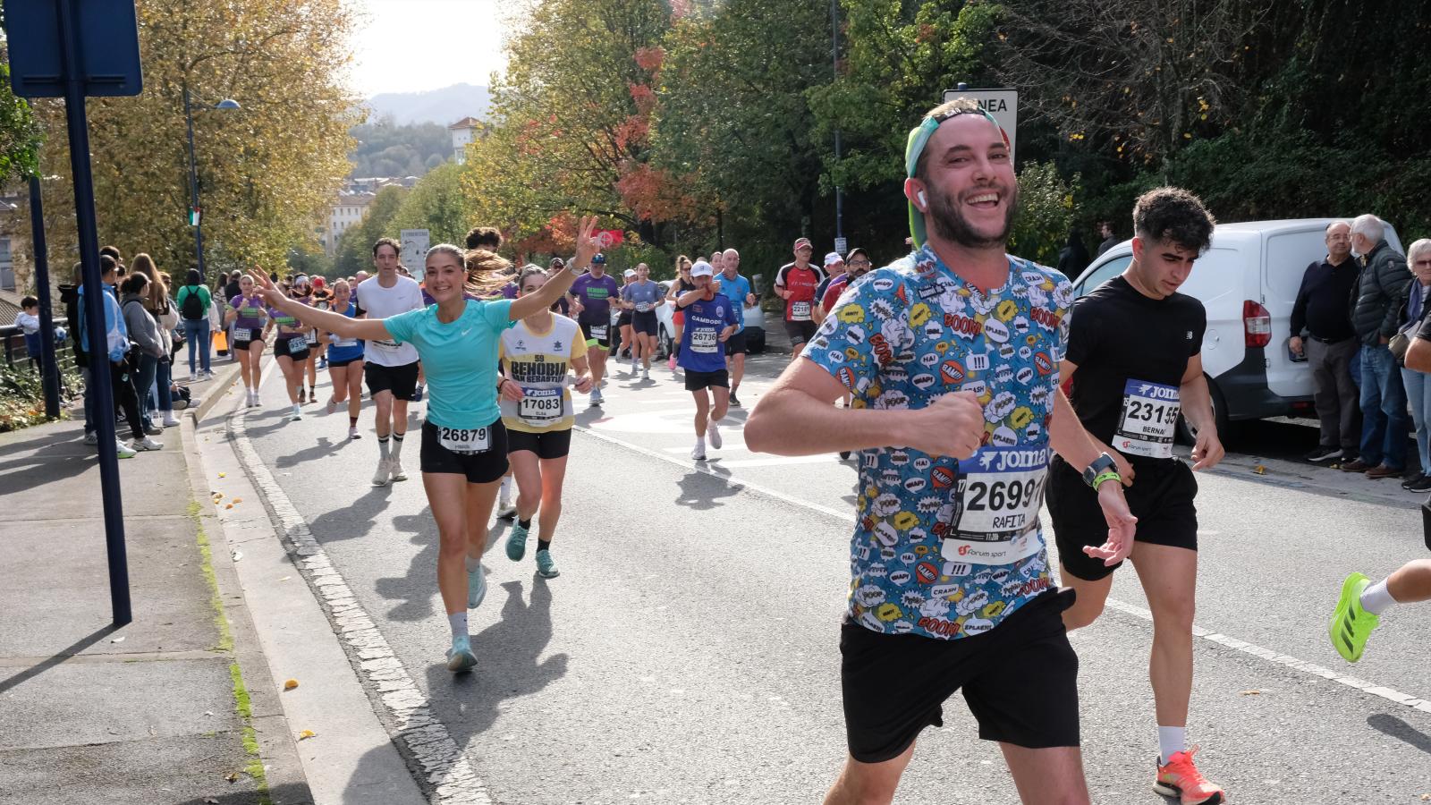 La Behobia - San Sebastián 2025 a su paso por Errenteria