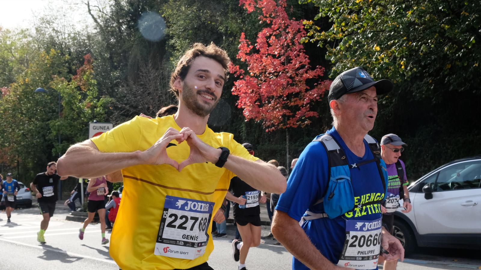 La Behobia - San Sebastián 2025 a su paso por Errenteria