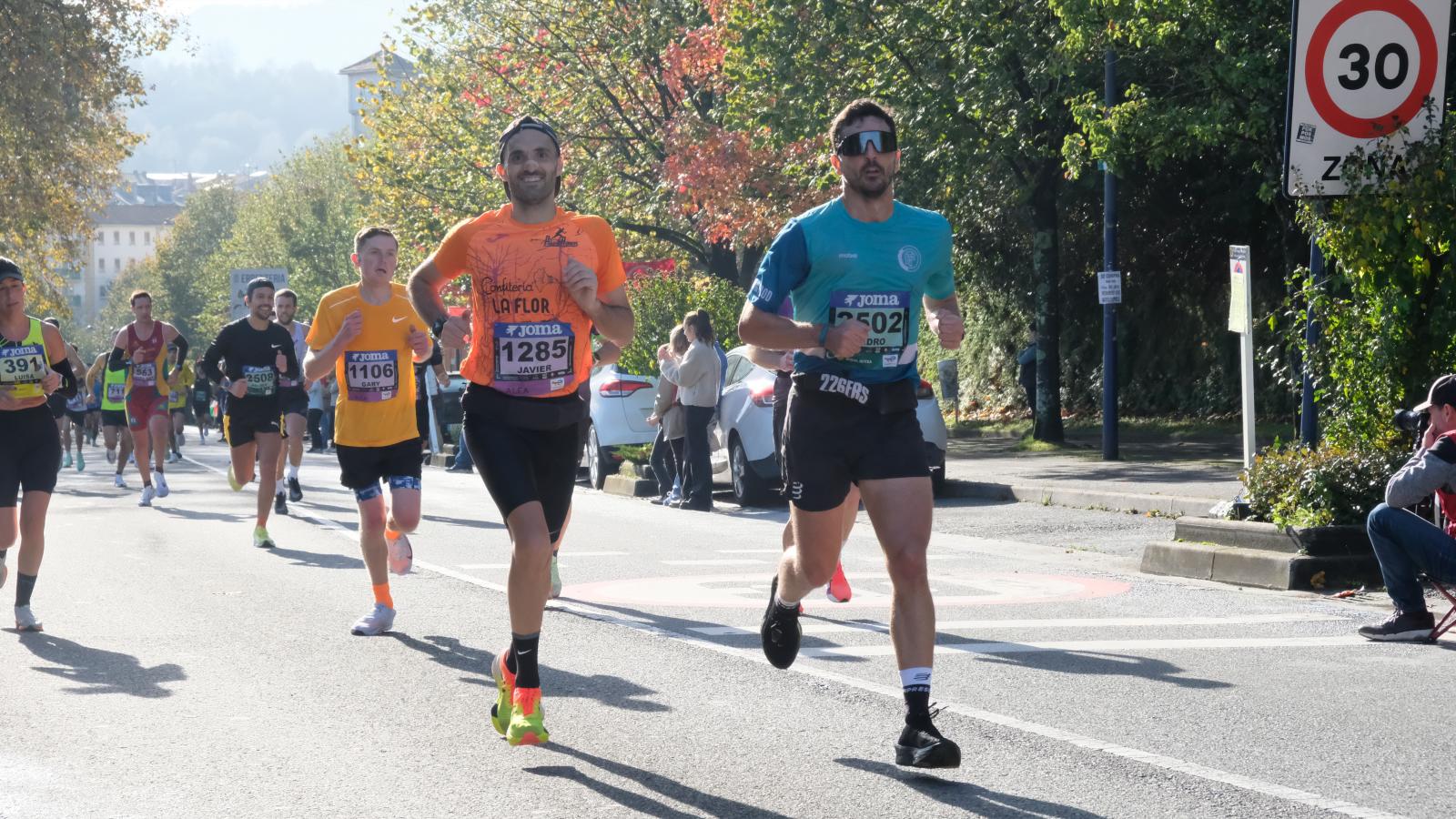 La Behobia - San Sebastián 2025 a su paso por Errenteria