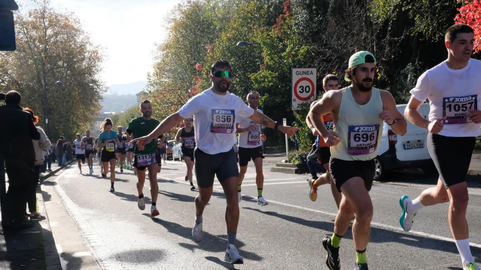 La Behobia - San Sebastián 2025 a su paso por Errenteria