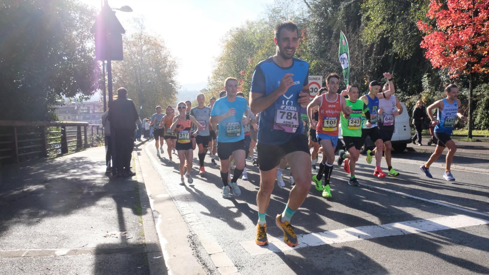 La Behobia - San Sebastián 2025 a su paso por Errenteria