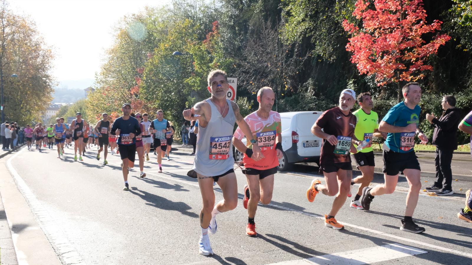 La Behobia - San Sebastián 2025 a su paso por Errenteria