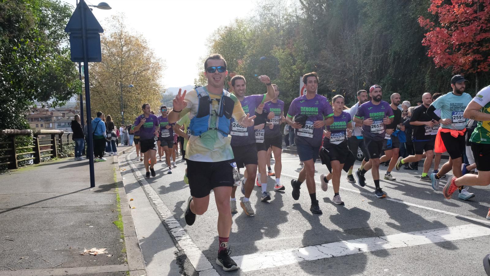 La Behobia - San Sebastián 2025 a su paso por Errenteria