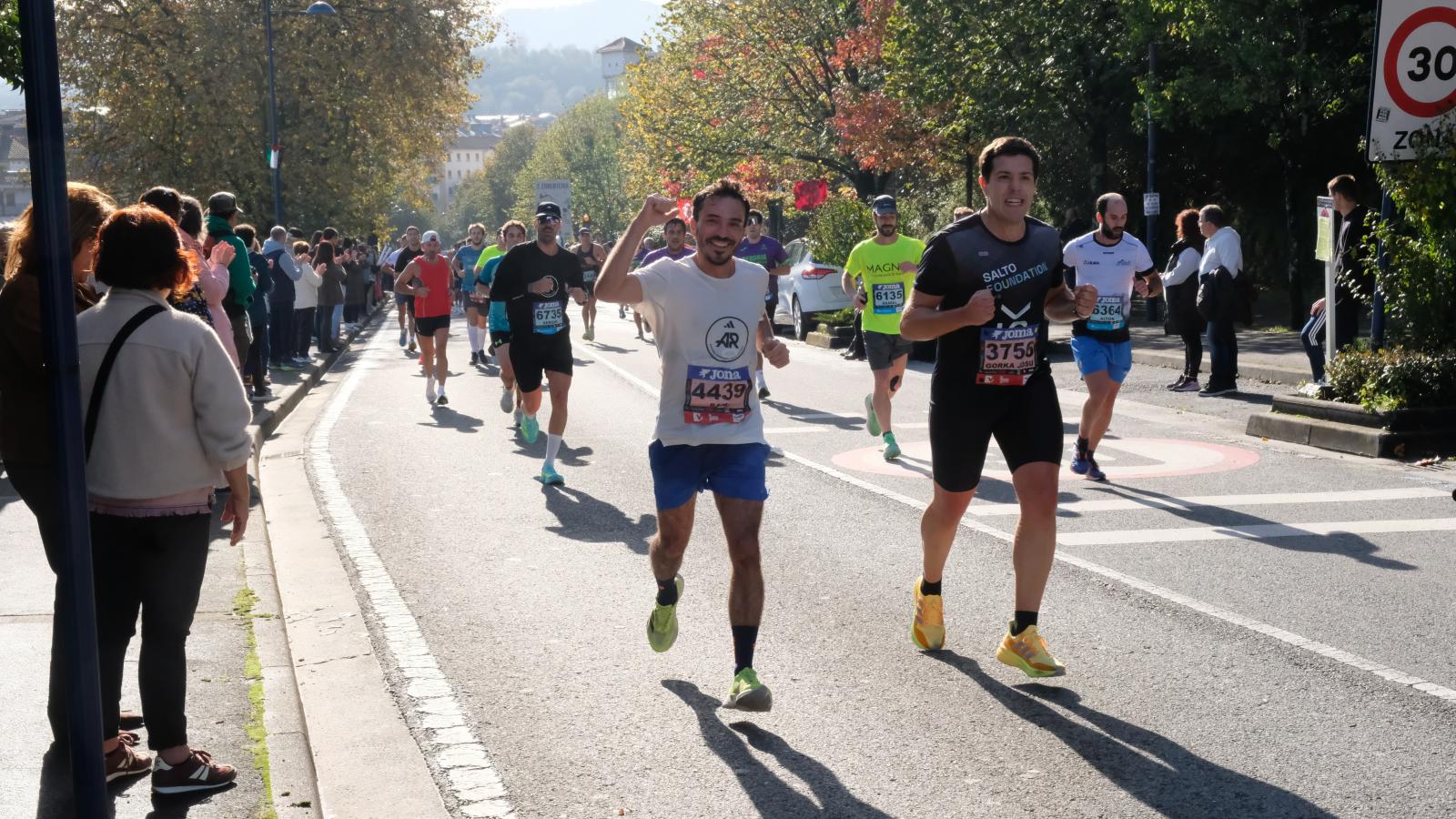 La Behobia - San Sebastián 2025 a su paso por Errenteria