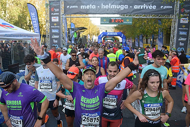 Las mejores imágenes de la Behobia-San Sebastián