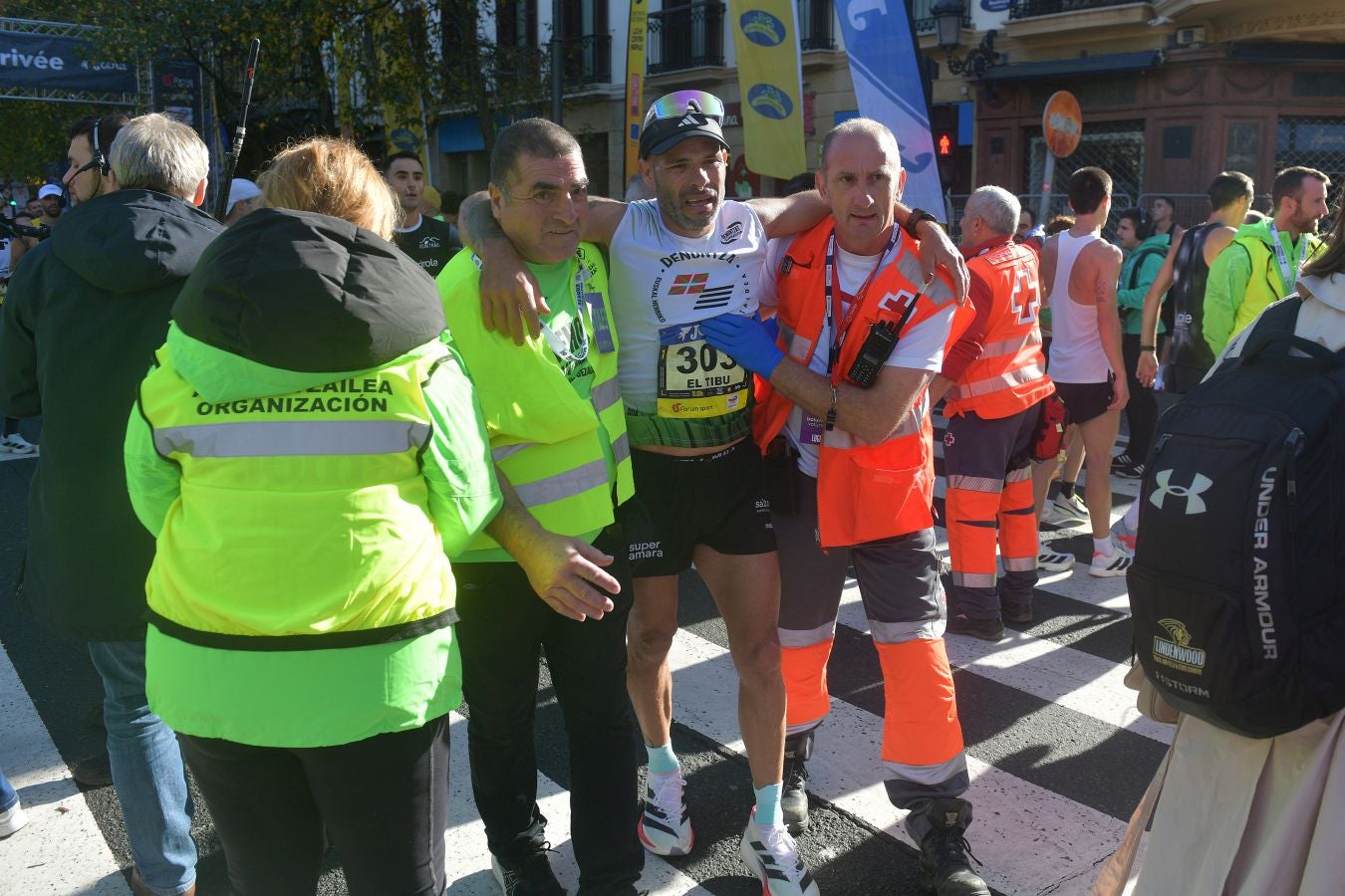 Las imágenes de la llegada a meta en el Boulevard de San Sebastián