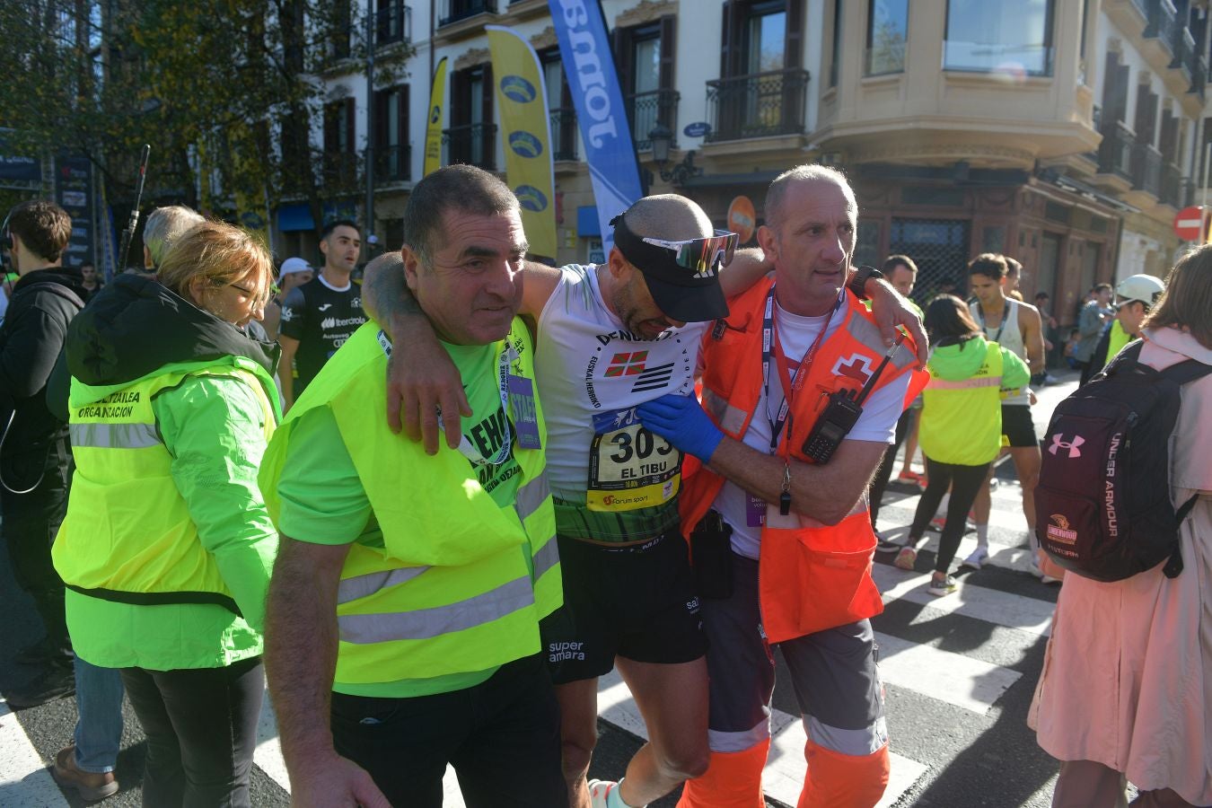 Las imágenes de la llegada a meta en el Boulevard de San Sebastián