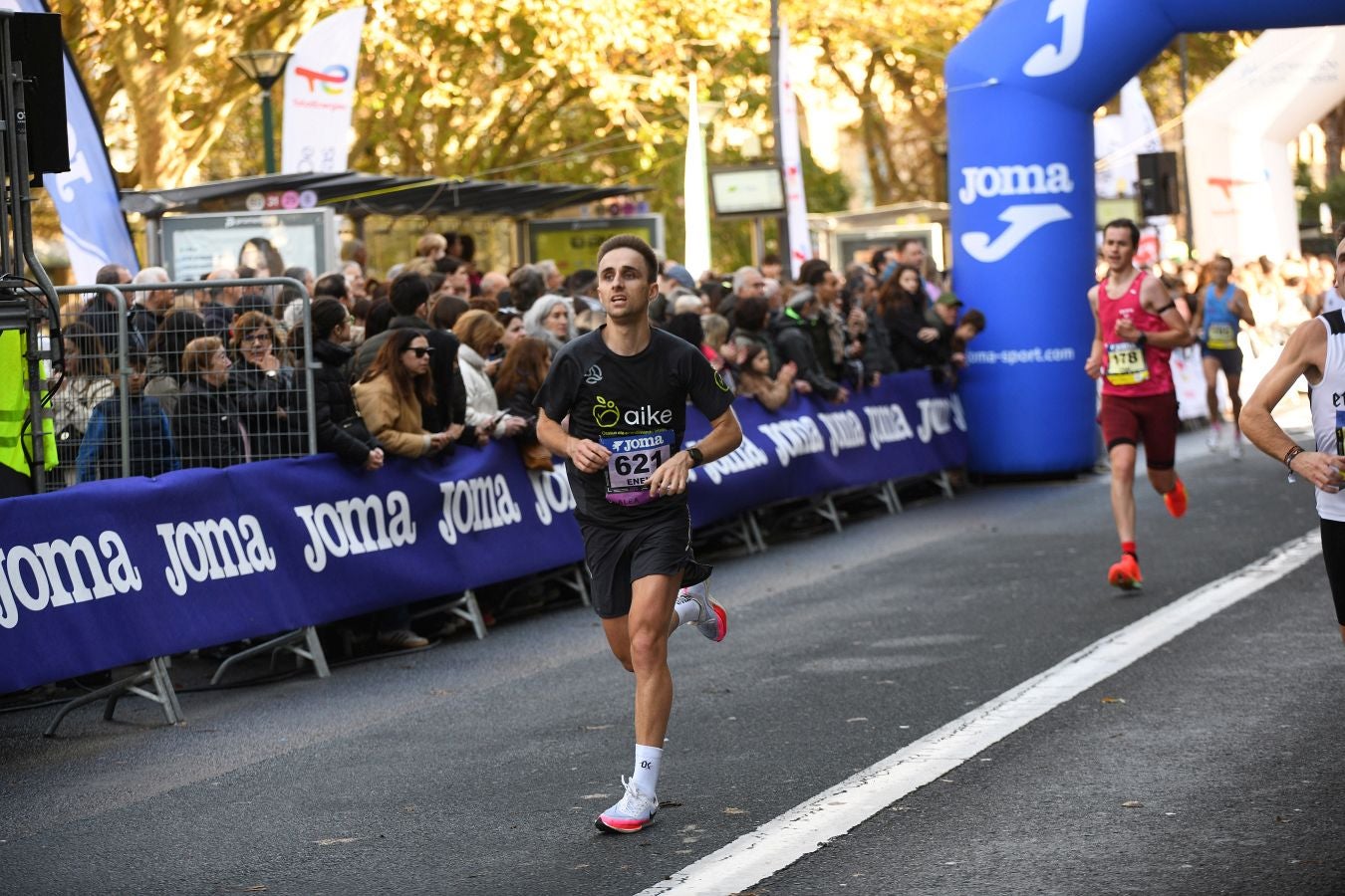 Las imágenes de la llegada a meta en el Boulevard de San Sebastián