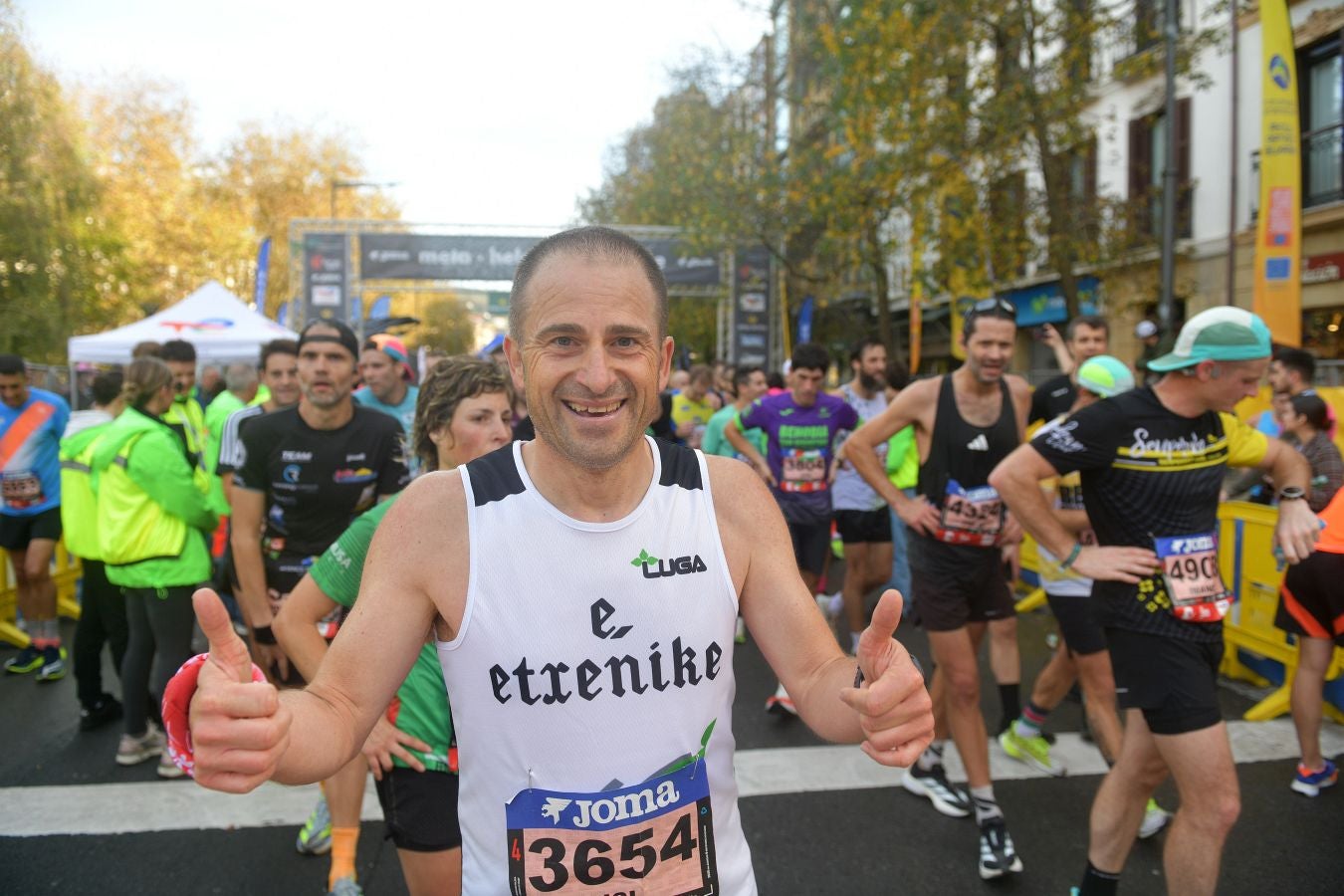 Las imágenes de la llegada a meta en el Boulevard de San Sebastián