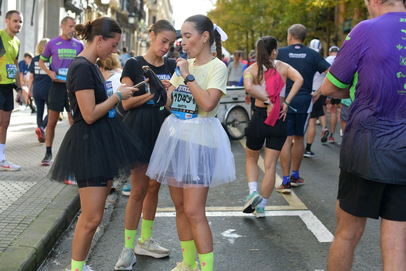 Las imágenes de la llegada a meta en el Boulevard de San Sebastián