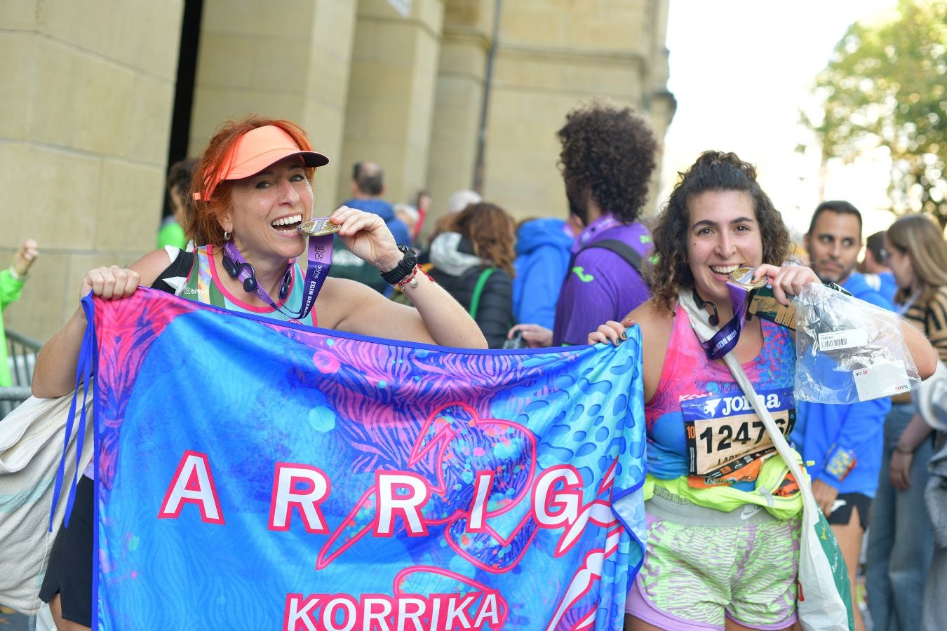 Las imágenes de la llegada a meta en el Boulevard de San Sebastián
