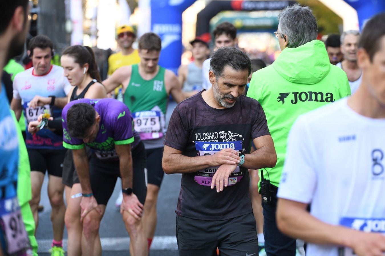 Las imágenes de la llegada a meta en el Boulevard de San Sebastián