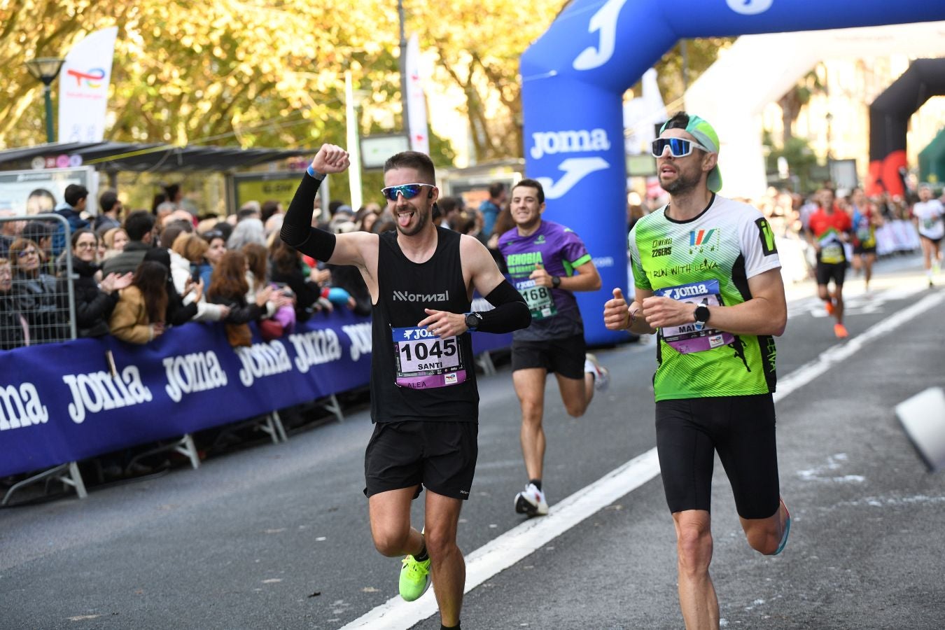 Las imágenes de la llegada a meta en el Boulevard de San Sebastián
