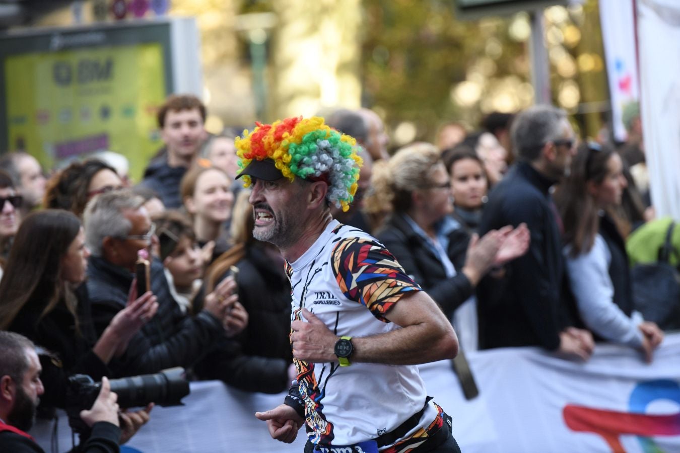 Las imágenes de la llegada a meta en el Boulevard de San Sebastián