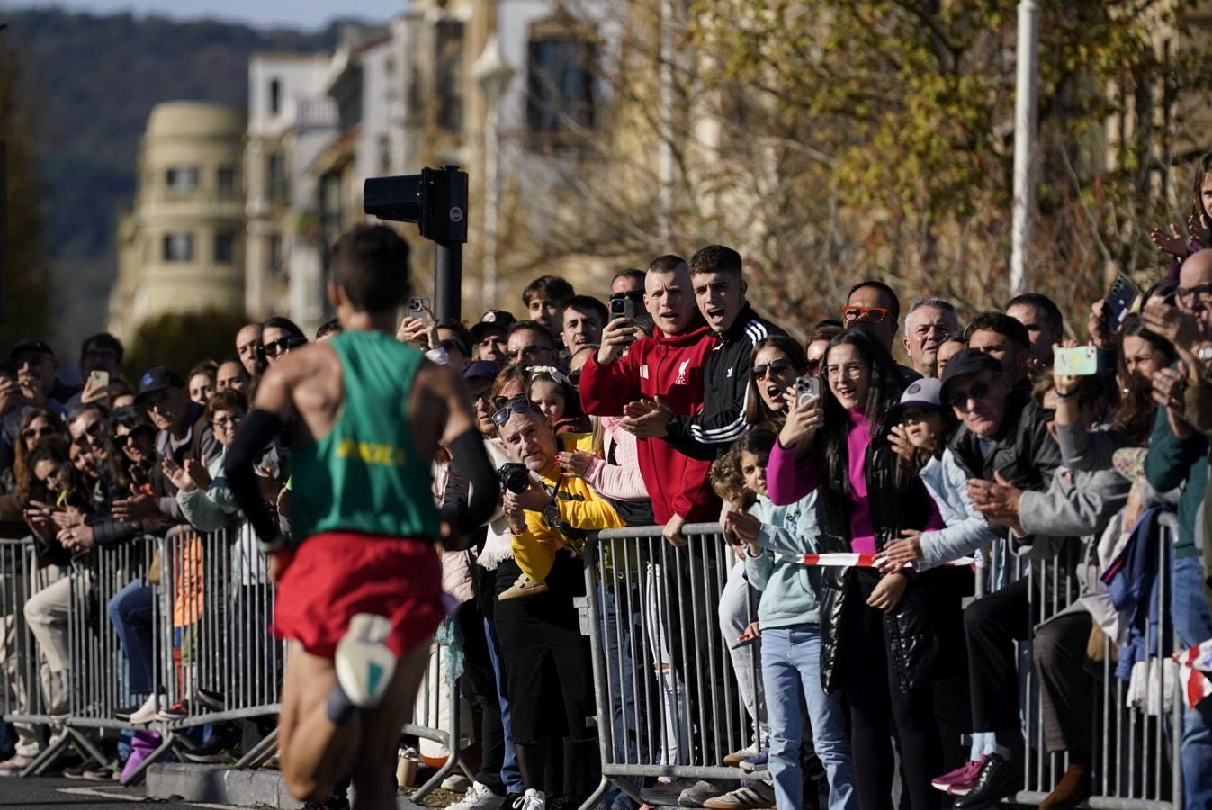 La Behobia - San Sebastián, a su paso por el Kursaal donostiarra